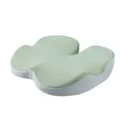 Memory Foam Cushion for Office Chair Cushions, Car Seat, Ergonomic Cushions Pad Pillow for Sciatica, Tailbone Pressure Relief and Long Sitting, Green