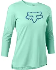 FOX Flexair 3/4 Jersey Women's Small Jade 2023