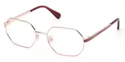 Max & Co. MO5163 033 Women’s Glasses Gold Size 54 - Private Health Rebate - Blue Light Block Available