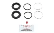 for VOLVO 760 1985-1992 REAR LorR Brake Caliper Seal Rebuild Repair Kit (for: Volvo)