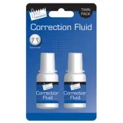 JUST STATIONERY CORRECTION FLUID 2 PACK