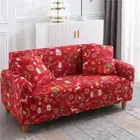 1/2/3/4-seater Christmas Slipcover Elastic New Year Sofa Covers for Sofa Cover