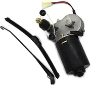 Electric Windshield Wiper Kit - UTV Wiper Windshield Wipers,12V Electric Motor Replacement Parts, All Weather Window Wipers, Power Wiper Kit for Tricycle, UTV, Boat