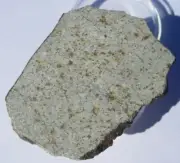 Vinales meteorite slice 10.64 grams 43x33x4mm COA with crust shock veins