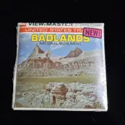 Sealed Badlands National Monument South Dakota ViewMaster Pack H70