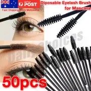 50pcs Disposable Mascara Lash Wands Eyelash Brush Applicator Extension Spoolies
