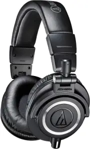 Audio-Technica Ath-M50X Professional Monitor Headphones, Black