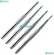 Set of 4 Dental Straight Ridge Chisels Splitting Surgical Extraction Instruments