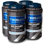 Two Bays Gluten Free No Doubt Stout Can 375mL