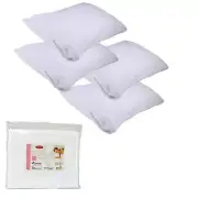 Stain Resistant Standard Pillow Protectors 4 Pack