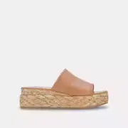 NIB Dolce Vita Women's Pablos Leather Sandals in Honey