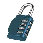 NAGE Padlock Dial 4 Digit Combination Padlock Anti-Theft Locker School Business