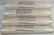4 Rolls Solid Vinyl Wallcovering Pre-pasted Floral Collins & Aikman 225 sq ft