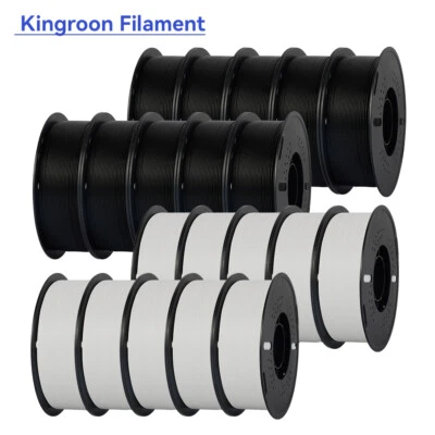 Kingroon 10KG PLA PETG Matte High Speed 1.75 mm 3D Printer Filament Lot Spools