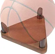 Football Stand - Football Holder | Soccer Display Rack Ball Storage Desk Decor for Softball Soccer Footballs Volleyball Chair Stand Base Space Saving Sports Rack for Basketball Volleyball