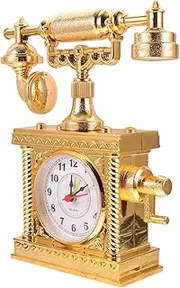 Cabilock Vintage Telephone Model Ornament Retro Decorative Desktop Decor for Home Office and Cafe Elegant Material Prop Phone Present for Collectors and Retro Lovers