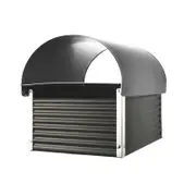 Sandleford Woodland Grey Post Mount Chelsea Letterbox