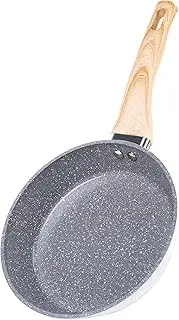 ONLY HOME Nonstick Ceramic Frying Pan Skillet 20cm Omelet Pan, Healthy Non Toxic Chef Pan, Induction Compatible Egg Pan with Heat Resistant Handle, PFAS-Free