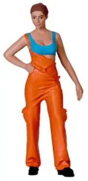 Atlantic Case "Debbie" 1/18 Hand Painted Resin Figure - Die-Cast Cars Display