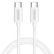 S-M373 Ben Series Type-C to Type-C 60W Quick Charging Data Cable, 3A, Length: 1.2m(White)