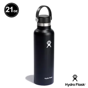 【Hydro Flask】21oz/621ml 標準口提環保溫瓶(時尚黑)