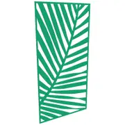 ProtectorAl 300-1200w x 1201-2400h Light Green/Gloss White Palm Unframed Composite Deco Panel