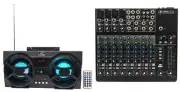 Mackie 1202VLZ4 12-ch Analog Low-Noise Mixer w/ 4 ONYX Preamps + Free Speaker !