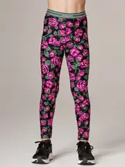 Running Bare Girls Leggings. Girls Activewear Full Length Tight.