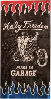 Holyfreedom Yeti Drykeeper Multifunctional Headwear, black-white-blue for Men Black White Blue