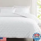 WDCOZY White Cloud California Cal King Size Quilt Bedding Sets with Pillow Sh