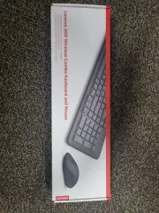 Lenovo 300 Wireless Compact Keyboard and Mouse Combo Bundle