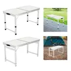 Folding Table Lightweight Portable Dining Table for Garden Picnic Barbecue