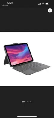 Logitech Combo Touch Detachable 10th Gen iPad Keyboard Case with Large Precision