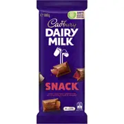 Cadbury Dairy Milk Snack 180g Chocolate Block