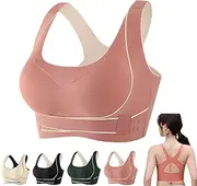 [OVFD] Posture Corrector Bra for Women, Posture Correction Push up Bra, Kendaly Cross-Front Side-Buckle Wire-Free Adjustable Bra