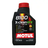 在飛比找樂天市場購物網優惠-MOTUL 8100 5W30 X-CLEAN EFE 全合