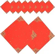 TOPPERFUN Chinese Blank Fu Character Paper 20pcs Rice Paper Blank Xuan Ink Supplies