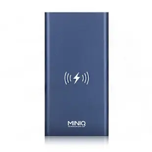 【台灣製造】MINIQ PD+QC3.0+10W無線快衝行動電源(含LED照明燈/可同時充3支手機)