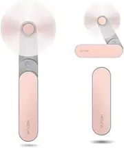 Nezylaf Portable mini handheld Fan, small Rechargeable Personal Fan for 9-15 Hours Runtime, Pocket Design for Travel/Women Essentials/vacation/beach/vacation/airplane/disney