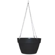 Northcote Pottery 32cm Black Terrazzo Look Self-Watering Hanging Basket