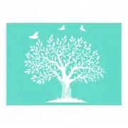 SilkPrint Tree: Adhesive Art for Wood, Fabric, T-Shirt, Wall & Home Decor