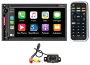 Soundstream VRCPAA-7DR 7" Car Monitor DVD Receiver w/CARPLAY/ANDROID AUTO+Camera