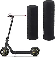 Handlebar Grips for Segway Ninebot Max Electric Scooter - Black Rubber - Easy to Install - Anti-Slip Material