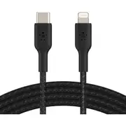 Belkin BoostCharge 1.01 m Lightning/USB-C Data Transfer Cable - Cable for iPad, iPad Pro, iPad mini, iPad Air, iPhone - First End: 1 x USB Type C - -