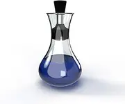 No Funnel Needed Mouthwash Dispenser Bottle for Bathroom | Glass Mouth Rinse Liquid Container with Pour Spout (Small)