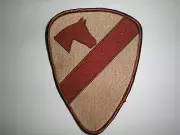 1ST CAVALRY DIVISION PATCH - REVERSED - DESERT