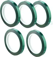 SOLUSTRE Circuit Board Shielding Tape 5pcs Car Tape Pet Adhesive Acid Alkali Resistant 180° Tolerance