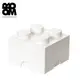 丹麥 Room Copenhagen 樂高 LEGO® 4凸收納盒-白色(40031735)