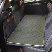 Manificent Non-Slip Pet Bed Mat for Back Seat Extender, Hair Resistant Dog Blanket for Hard Bottom Dog Car Seat Cover, Anti Slip Pet Linner Backseat Cover Graphite/M