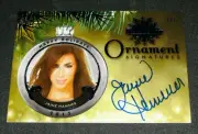2015 Benchwarmer JAIME HAMMER Holiday ORNAMENT Blue Auto/5 PLAYBOY Penthouse Hot